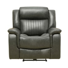 Powell Faux Leather Electric Recliner Chair
